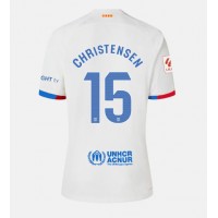 Koszulka piłkarska Barcelona Andreas Christensen #15 Strój wyjazdowy dla kobiety 2023-24 tanio Krótki Rękaw